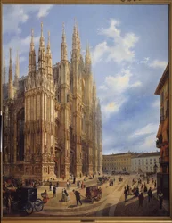 The Cathedral (Duomo) of Milan (Italy)