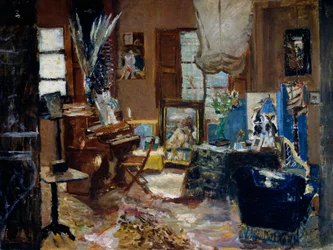 Interior of Drawing Room, Detail