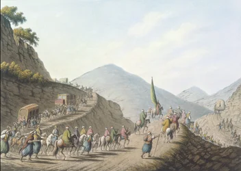 The Balkan Mountain, plate 2, pub. by William Watts