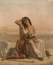 Hagar and Ishmael in the Desert