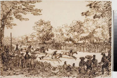 Horse Racing (probably the feast of San Giovanni a Florence)