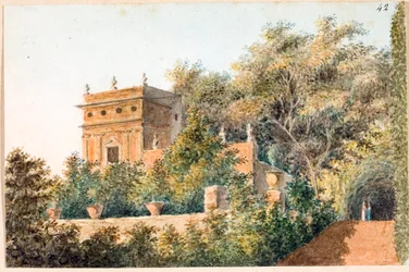 View of Villa Pallavicini delle Peschiere, Genoa