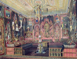 The Arabian Hall in the Catherine Palace at Tsarskoye Selo, c.1850