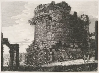 Tomb of Caecilia Metella in Rome