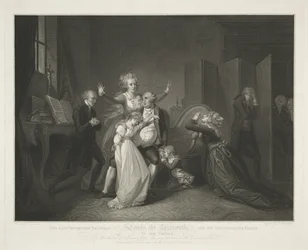 Last Meeting of Louis XVI and His Family