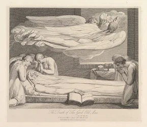The Death of the Good Old Man, from The Grave, a Poem by Robert Blair