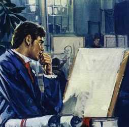 Manet was given a choice by his father: the civil service or the navy