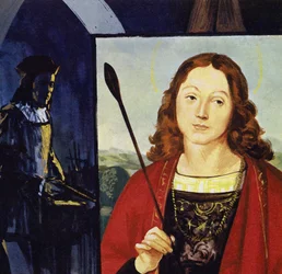 Raphael began to receive his own commissions