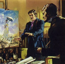 Renoir worked alongside his friend Monet developing a style of painting known as Impressionism