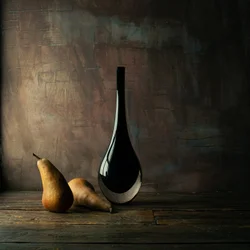Moody Still Life Pears