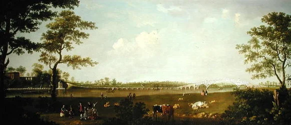 A View of the Old Bridge, Walton-on-Thames