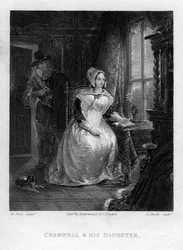 Cromwell and His Daughter