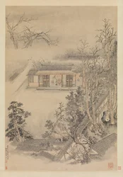 Drinking in the Bamboo Garden, 1773.