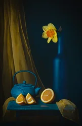 Daffodil Teapot Oranges