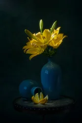 Dramatic Lilies and Lemon