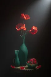 Elegant Poppy Still Life