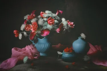 Moody Floral Still Life