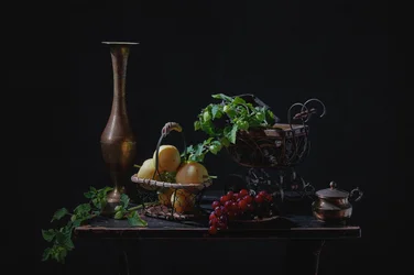 Moody Fruit Still Life
