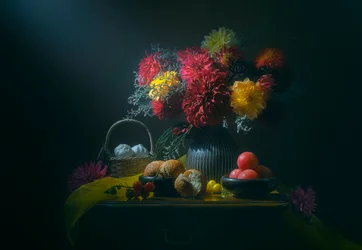 Rustic Harvest Still Life