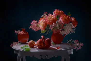 Vibrant Floral Still Life