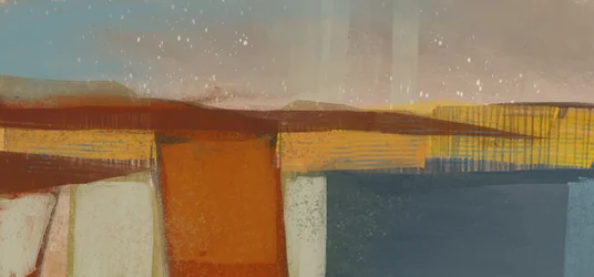 Abstract Desert Horizon