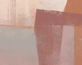 Muted Terracotta Abstract
