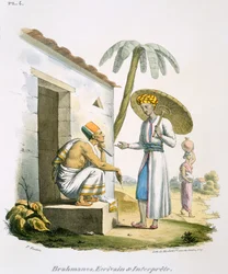 Brahmins: a Scribe and an Interpreter