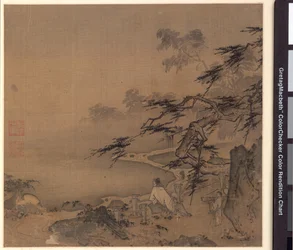 Watching the Deer by a Pine Shaded Stream, 1127-1279