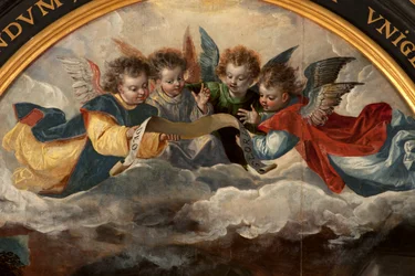 Adoration of the Magi, Triptych, Central Panel, (Detail)