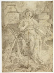 Study for Saint Margaret