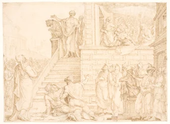 Peter Preaching in Jerusalem