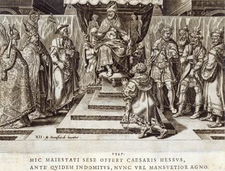 The Submission of Philip, Landgrave of Hesen in 1547, plate 12 from 