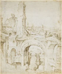 View from Domus Severiana to the Colosseum