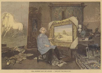 Rosa Bonheur in Her Studio