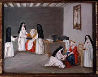 Nuns of the Abbey of Port-Royal-des-Champs Caring for Sick People