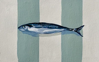Blue Fish Stripes