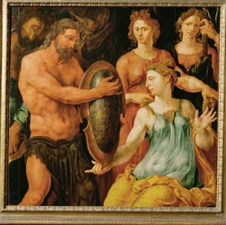 Vulcan Hands Thetis the Shield for Achilles