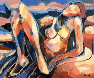 Abstract Female Nude