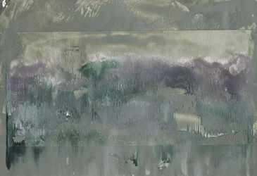 Misty Abstract Landscape