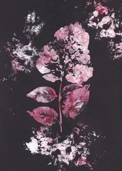 Pink Botanical Impression