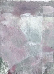 Soft Muted Leaf Abstract
