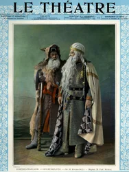 Jean Mounet-Sully and Paul Mounet as Job and Magnus, Front Cover of 