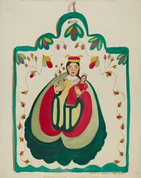 Wooden Retablo, San Antonio