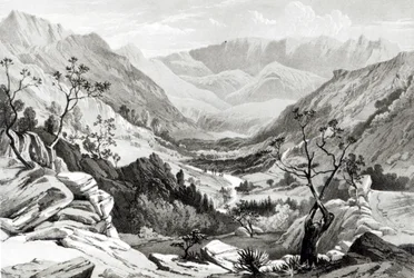 View Between Senafe and Rahaguddy Engraved by James Ferguson