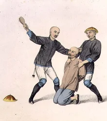 Punishing a Boatman, plate 7 from 