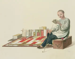 A Bookseller, Plate 6 from 