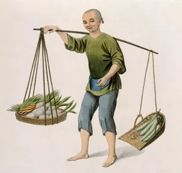 A Boy with Vegetables, plate 54 from 