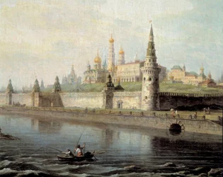 View of the Kremlin in Moscow Taken from Mount Kammeny