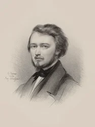 Portrait of the Violinist and Composer Hubert Léonard