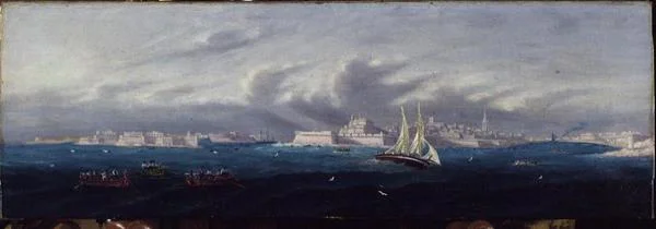 View of Valetta Harbour, Malta